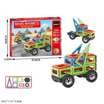 

Магнитный конструктор Magic Magnetic Грузовик 26 деталей FK695 A-Toys (FK695)