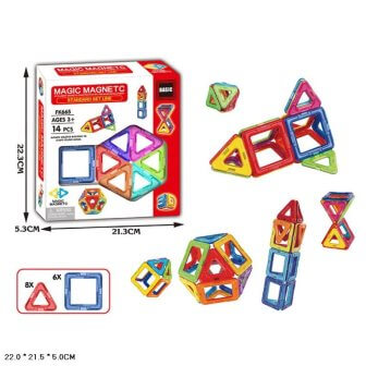 

Магнитный конструктор Magic Magnetic 14 деталей FK665 A-Toys (FK665)