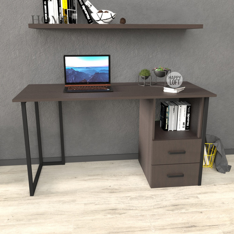 

Компьютерный стол LoftMLT S108 75x140x60 ЛДСП Дуб Венге Магия 16мм