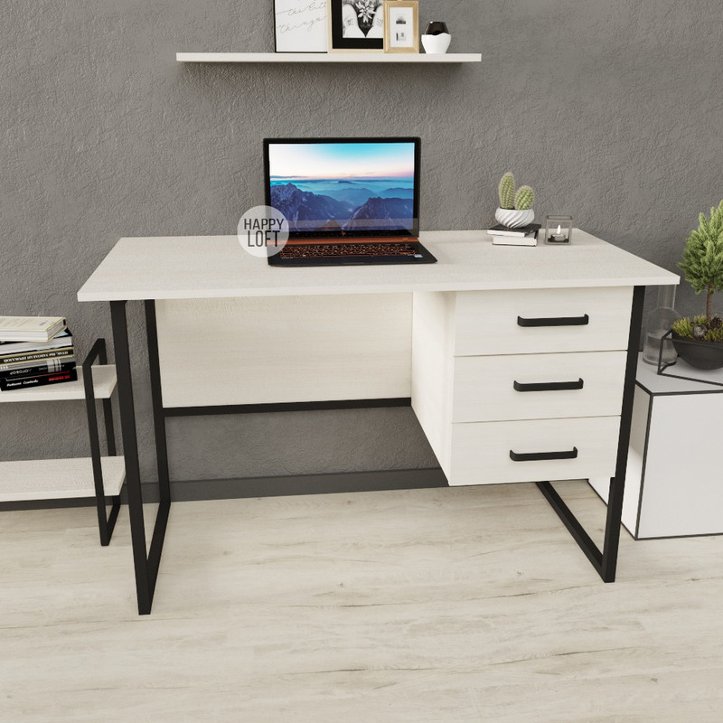

Компьютерный стол LoftMLT S104 75x120x60 ЛДСП Дуб Сонома 16мм (S104001)