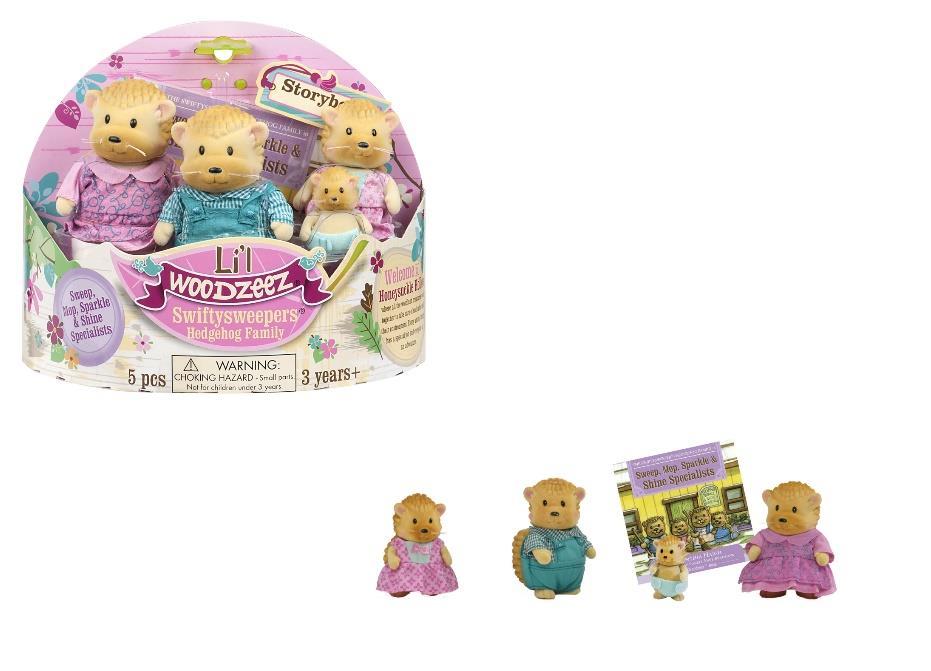 

Набор фигурок Lil Woodzeez Семья Ежей (6002M)
