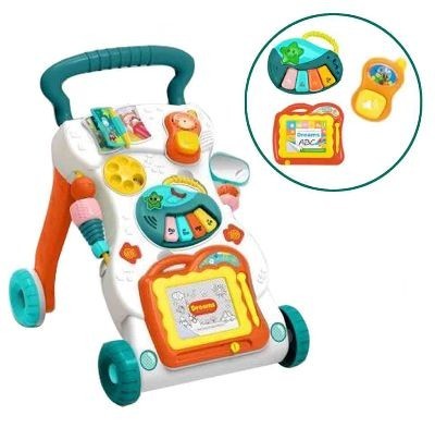 

Каталка детская Baby Tilly, игровой центр ''Музичні кроки'' бирюзовый