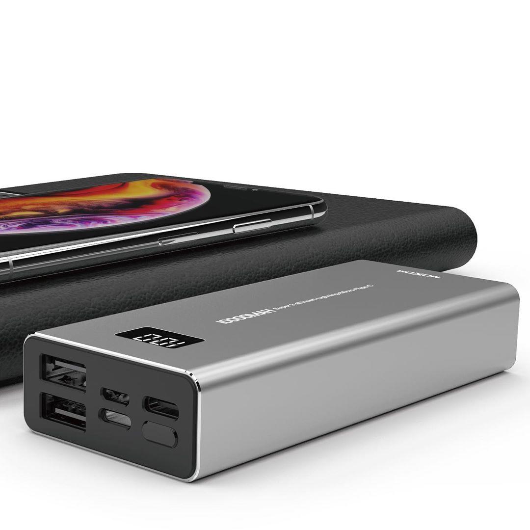 

АКБ PowerBank MOXOM MX-PB23 (10000 mAh) серый