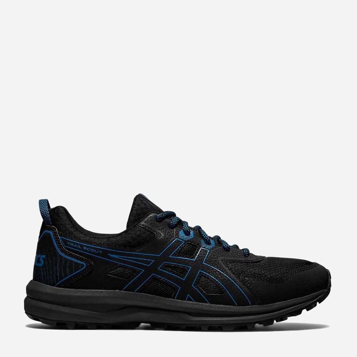 

Кроссовки ASICS Trail Scout 1011A663-003 44.5 (10.5) 28.2 см Черные с синим