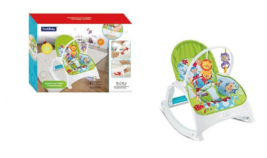 

Детский шезлонг Fitch Baby 88956 0-18кг вибрация музыка