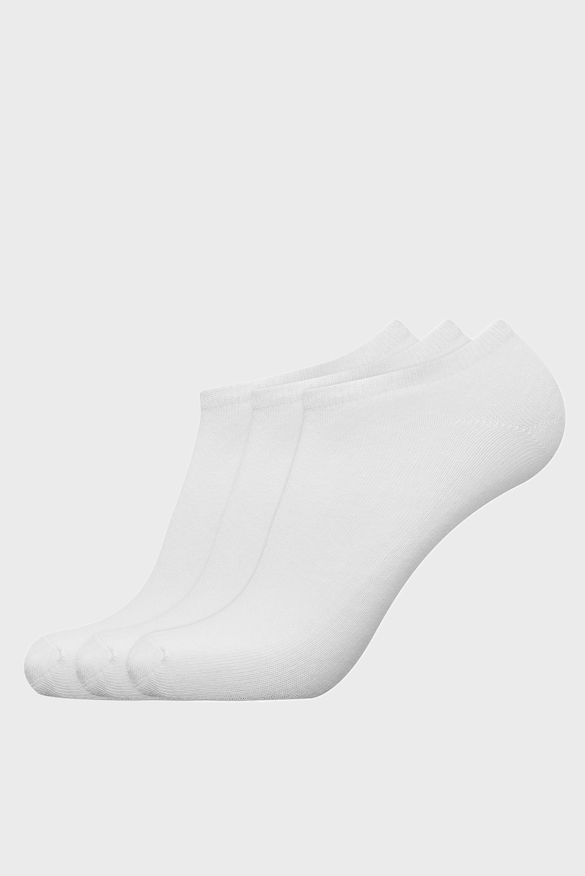 

Мужские белые носки (3 пары) Oodji 40-43 7B231000T3/47469/1000N