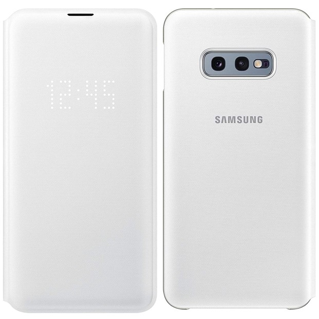

Защитный смарт чехол книжка LED Wallet Cover Samsung Galaxy S10e EF-NG970 white