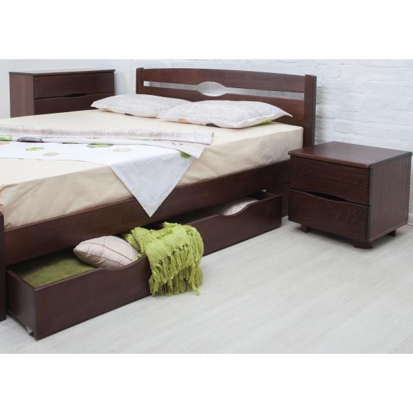 

Кровать Олимп Нова с двумя ящиками 80x200 Венге