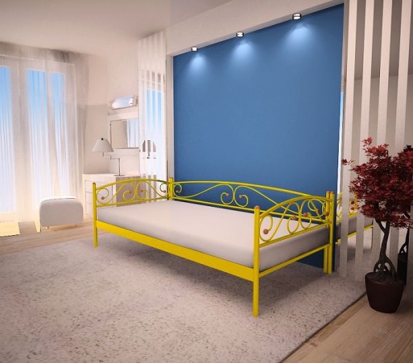 

Кровать Verona Lux Метакам Желтый 90х190