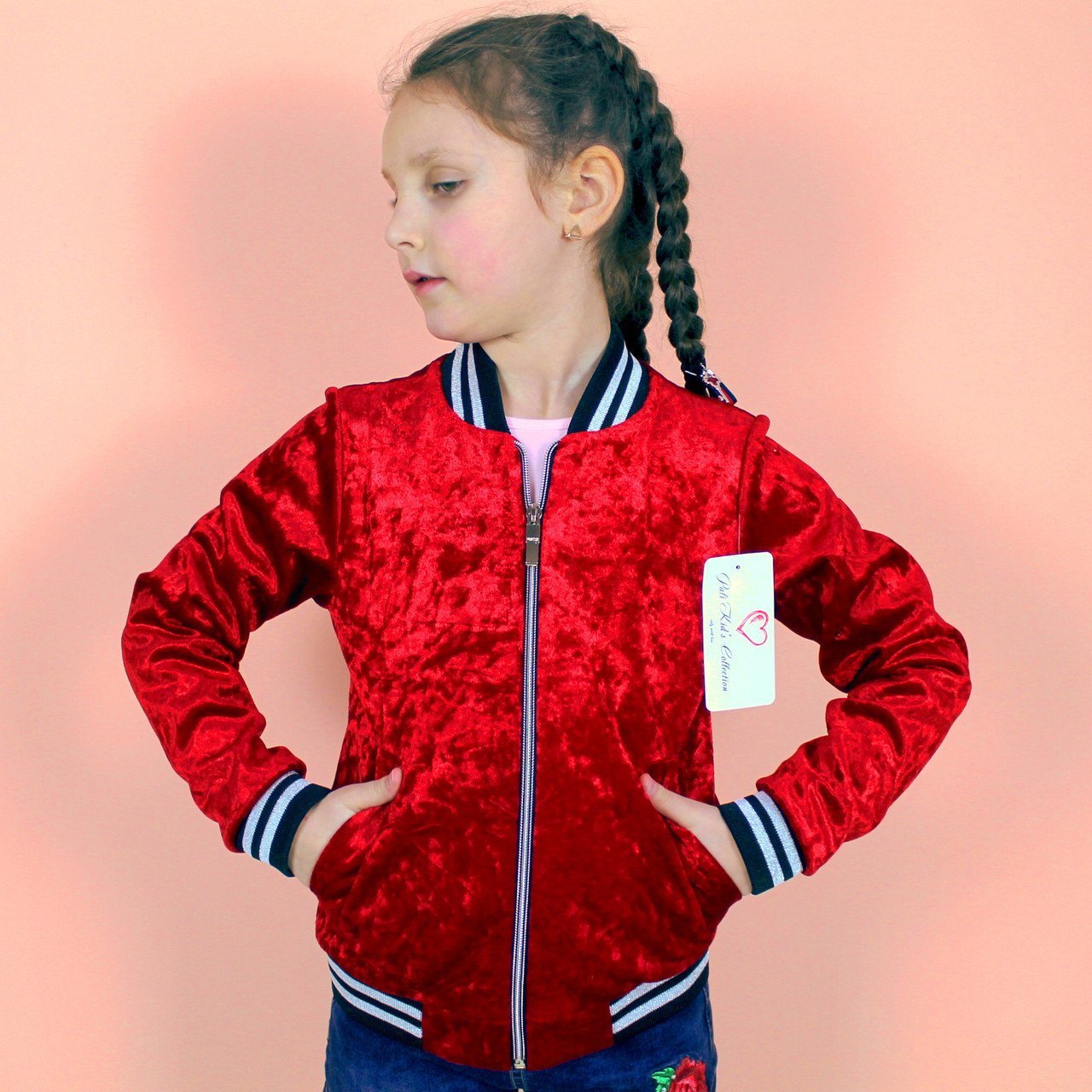 

Ветровка для девочки Stylebaby (26649) Размер 146, 146 см Красный