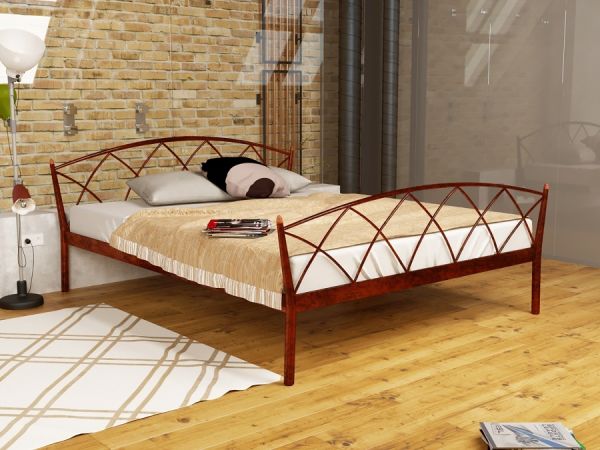 

Кровать Jasmine Elegance-2 Метакам Шагрень медь 160х190
