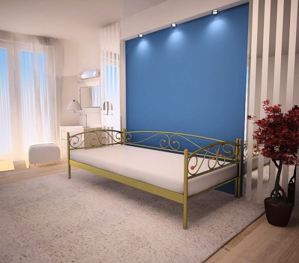 

Кровать Verona Lux Метакам Золото 80х200