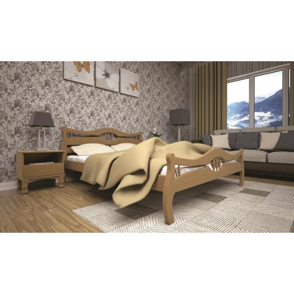 

Кровать ТИС КОРОНА 2 120*200 дуб Лак Ольха