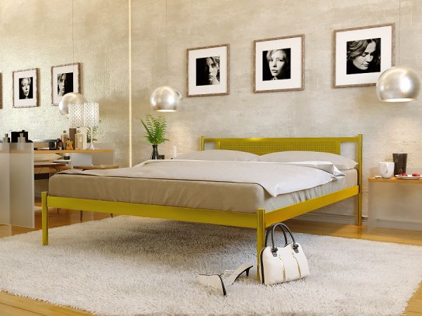 

Кровать Fly New-1 Метакам Золото 80х200