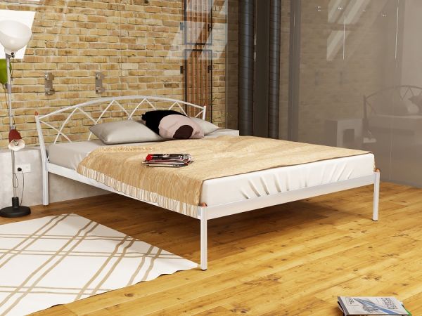 

Кровать Jasmine Elegance-1 Метакам Белый 140х200