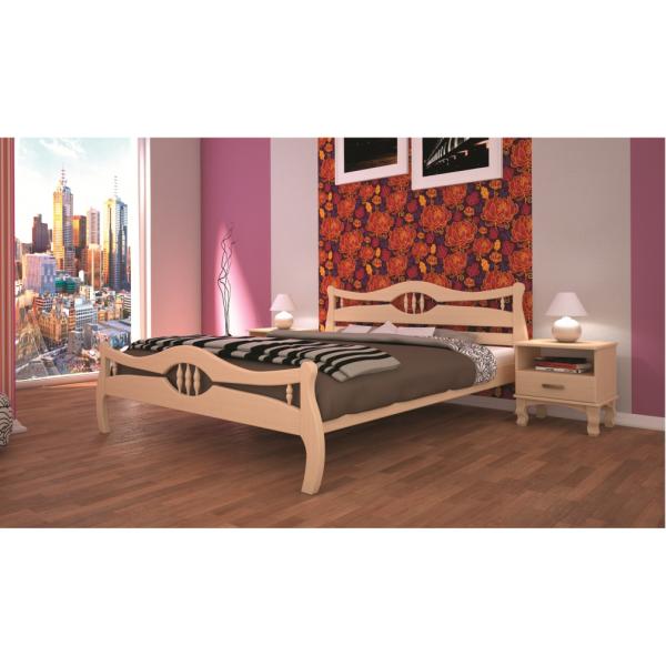 

Кровать ТИС КОРОНА 2 90*200 бук Слоновая Кость