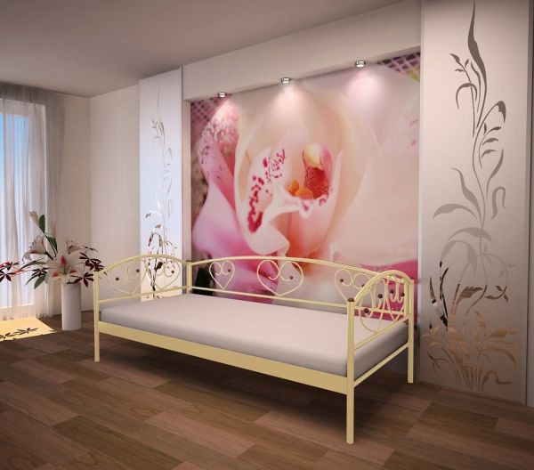

Кровать Darina Lux Метакам Бежевый 160х190