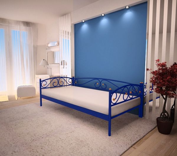 

Кровать Verona Lux Метакам Синий 140х200