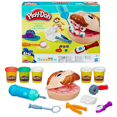 

Набор для лепки пластилин Play Doh стоматолог-ортодонт pd8605