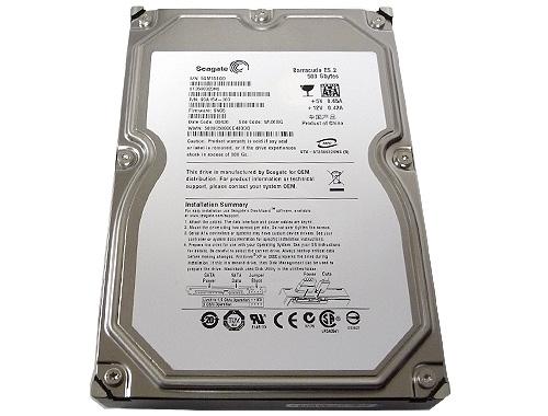 

Жесткий диск Seagate 3.5 Barracuda ES.2 500Gb (ST3500320NS), factory refurbished