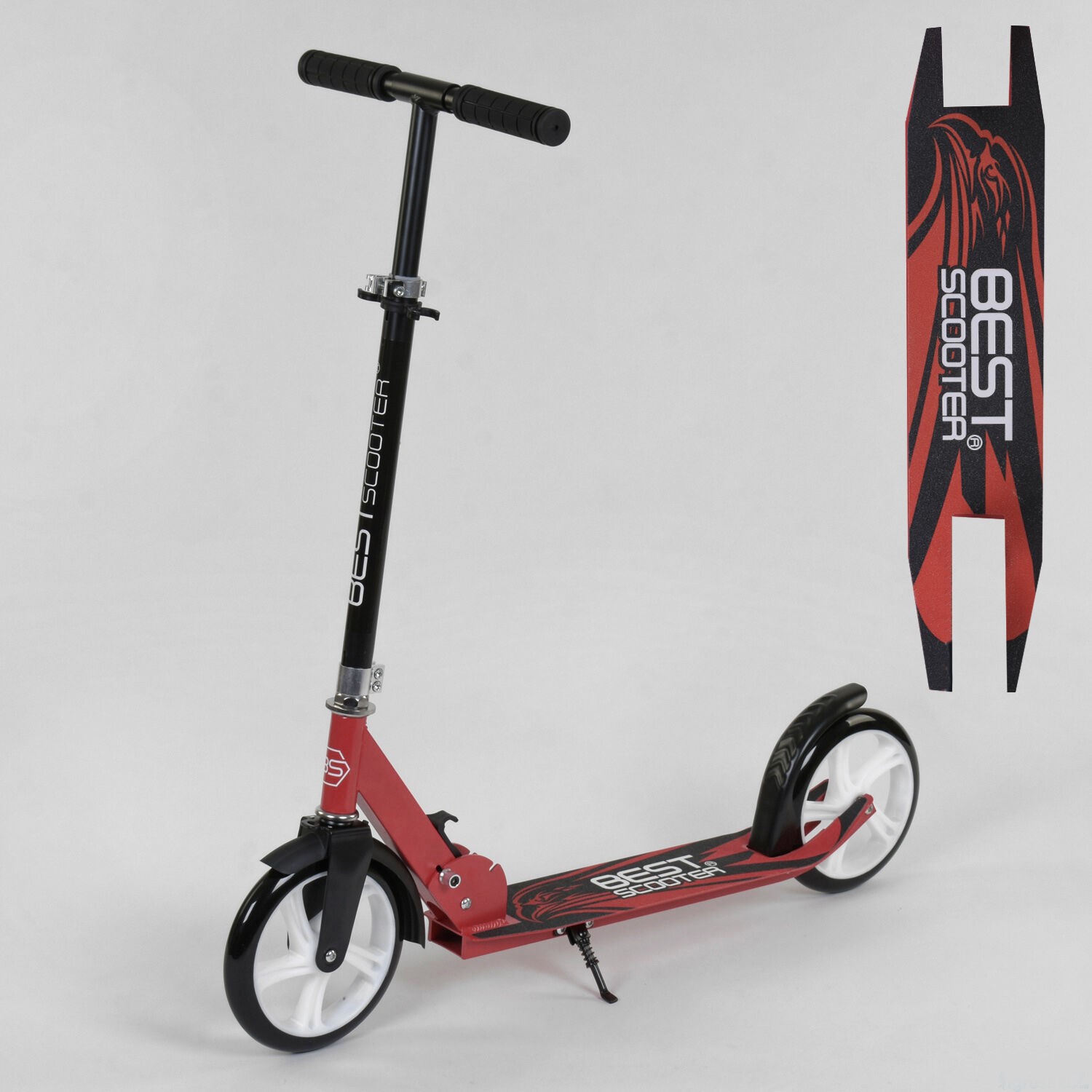 

Самокат Best Scooter 64219 красный, колеса PU - 20 см