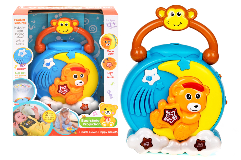 

Нічник-проектор A-Toys Мавпочка на місяці 255*35*97см Різнобарвний 35814