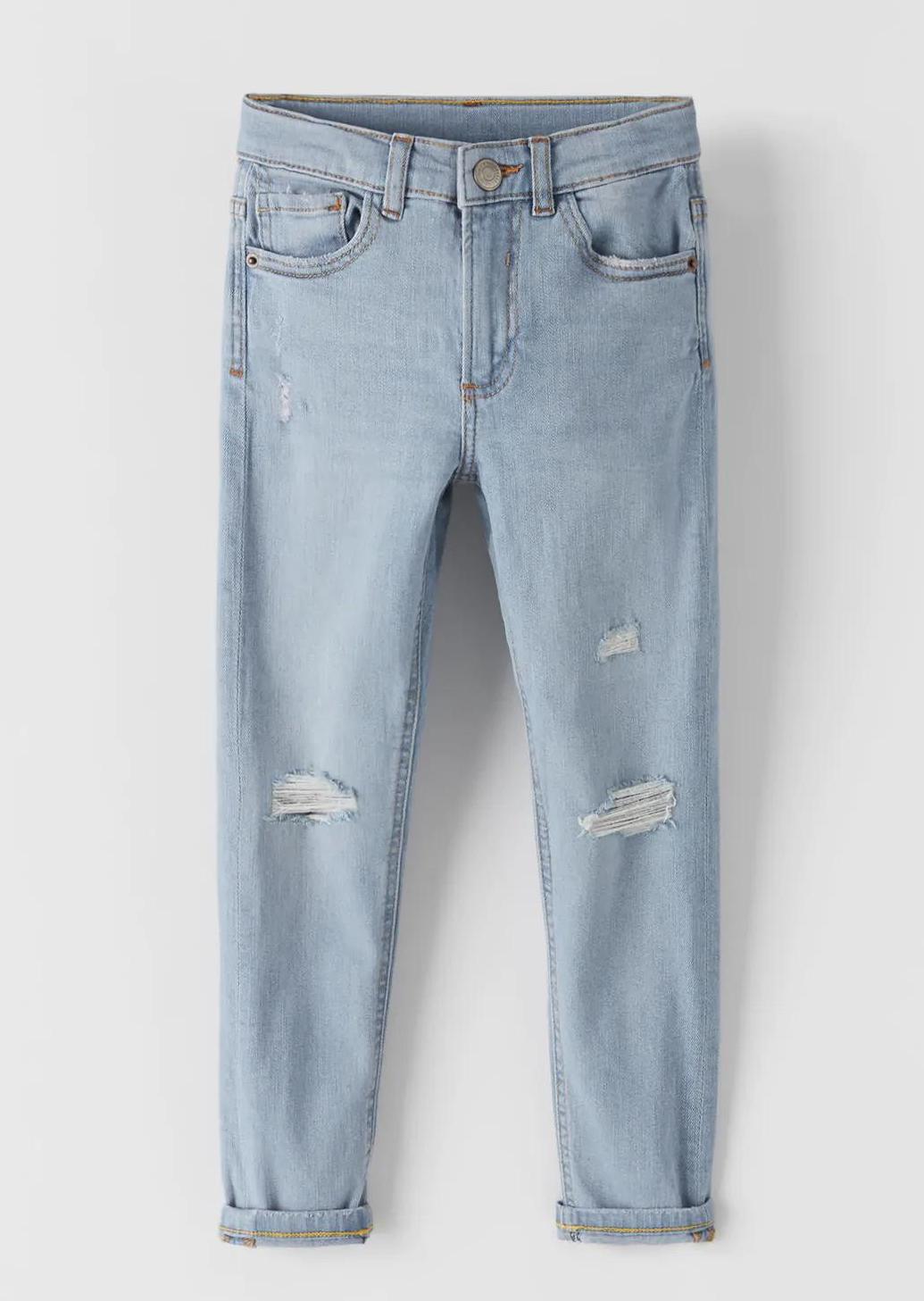 

Джинсы для мальчика Zara 122 размер голубые 7223652