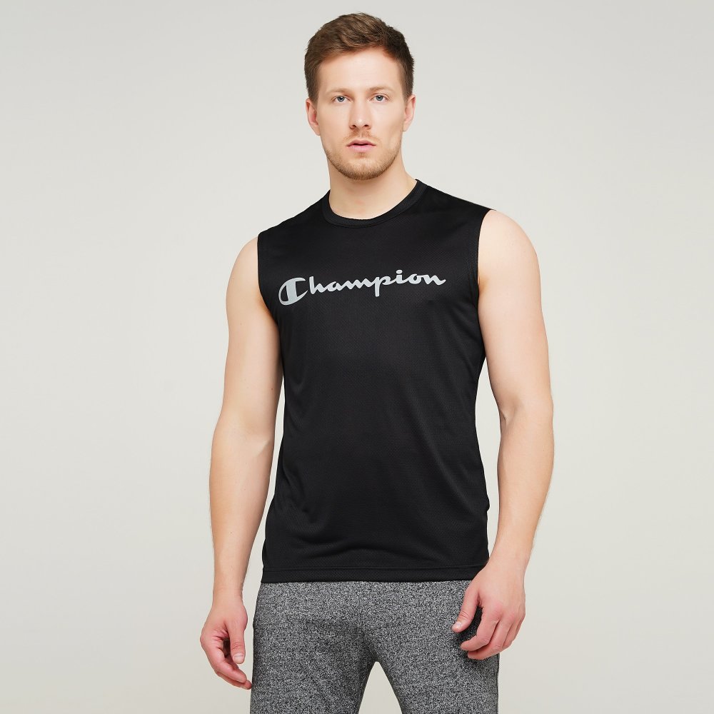 

Мужская майка Champion Crewneck Sleeveless T-Shirt Черный 46 (cha214169-NBK)