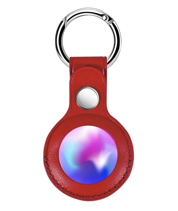 

Чехол Yosyn Leather Key Ring Red для AirTag