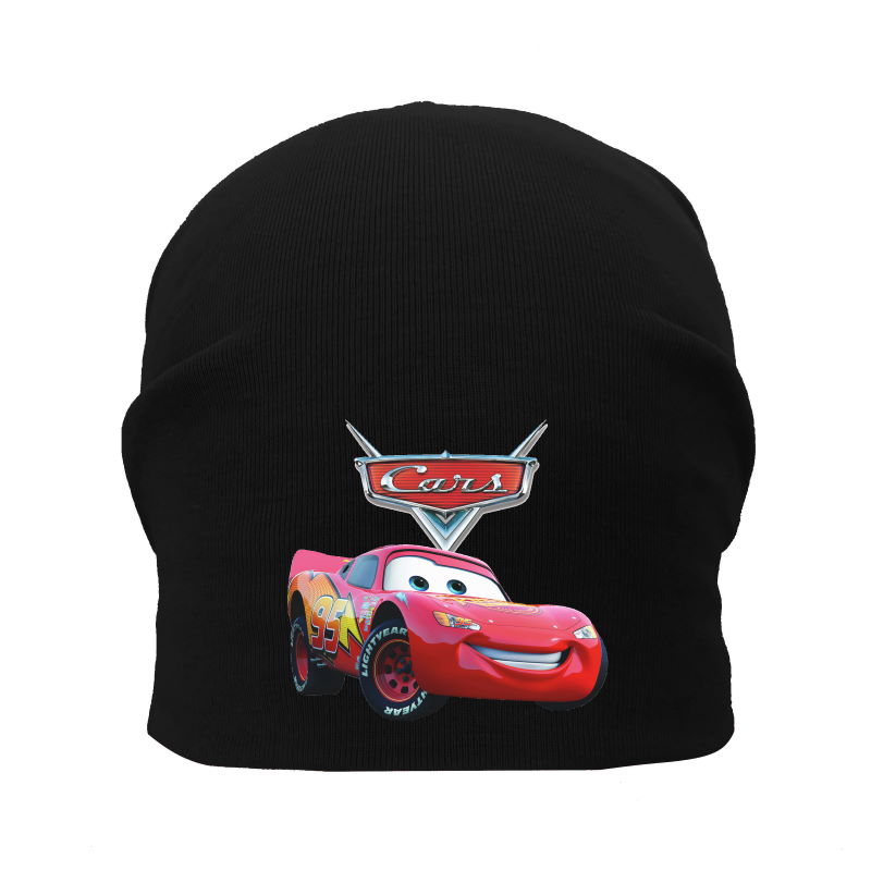 

Шапка детская Тачки черная (tachki - 001) 54-56 см