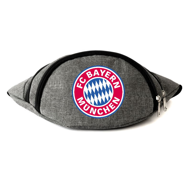 

Сумка Бананка на пояс Футбольный клуб Бавария Мюнхен (Bayern München-03) Cappuccino Toys серая