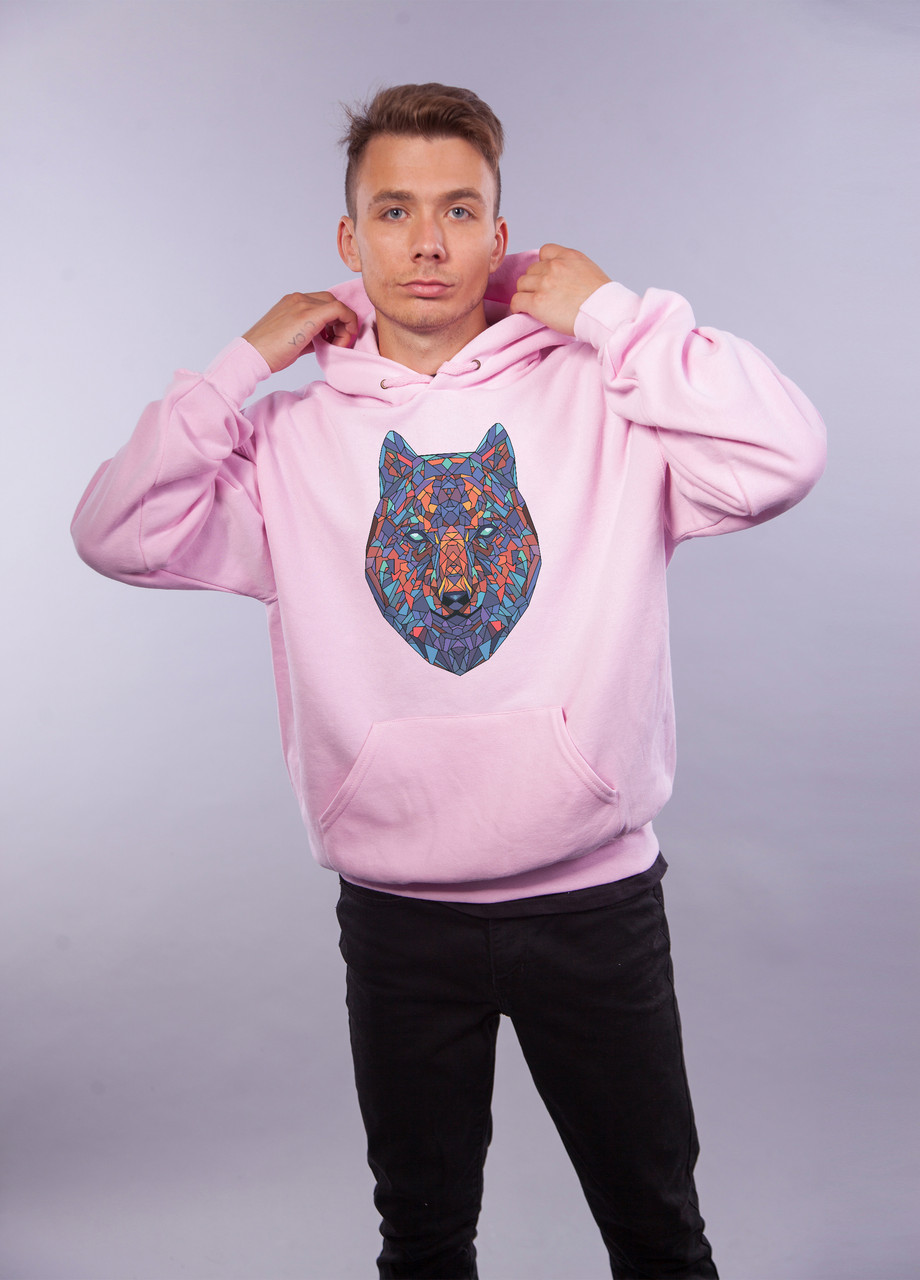 

Толстовка розовая LOYS Geometric Wulf, Толстовка розовая LOYS Geometric Wulf S
