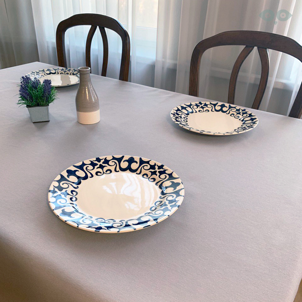 

Скатерть влагоотталкивающая RaccoonLand Perfect Dinner 150x180 пурпурный