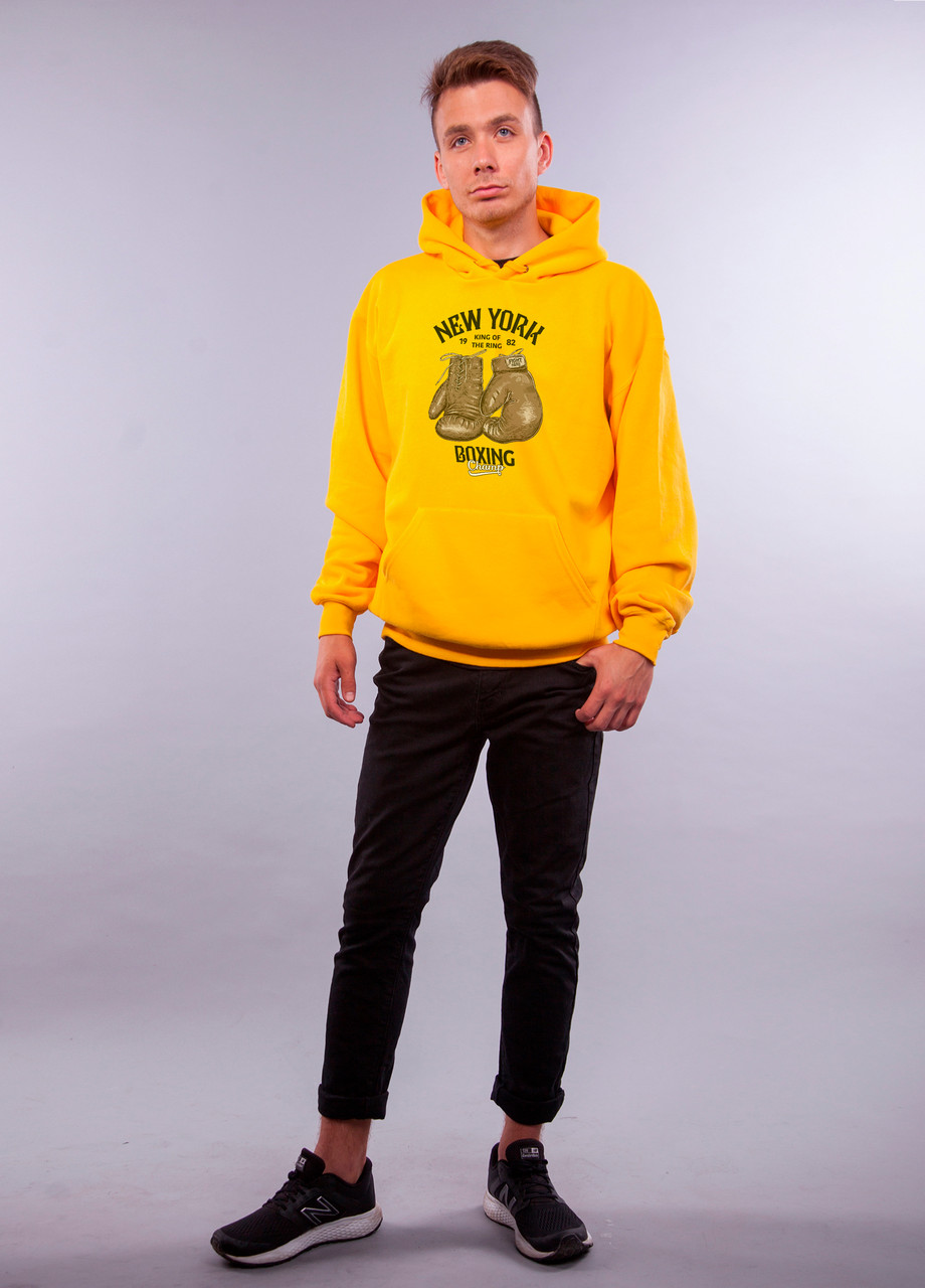 

Толстовка жёлтая LOYS King Of Ring, Толстовка жёлтая LOYS King Of Ring S