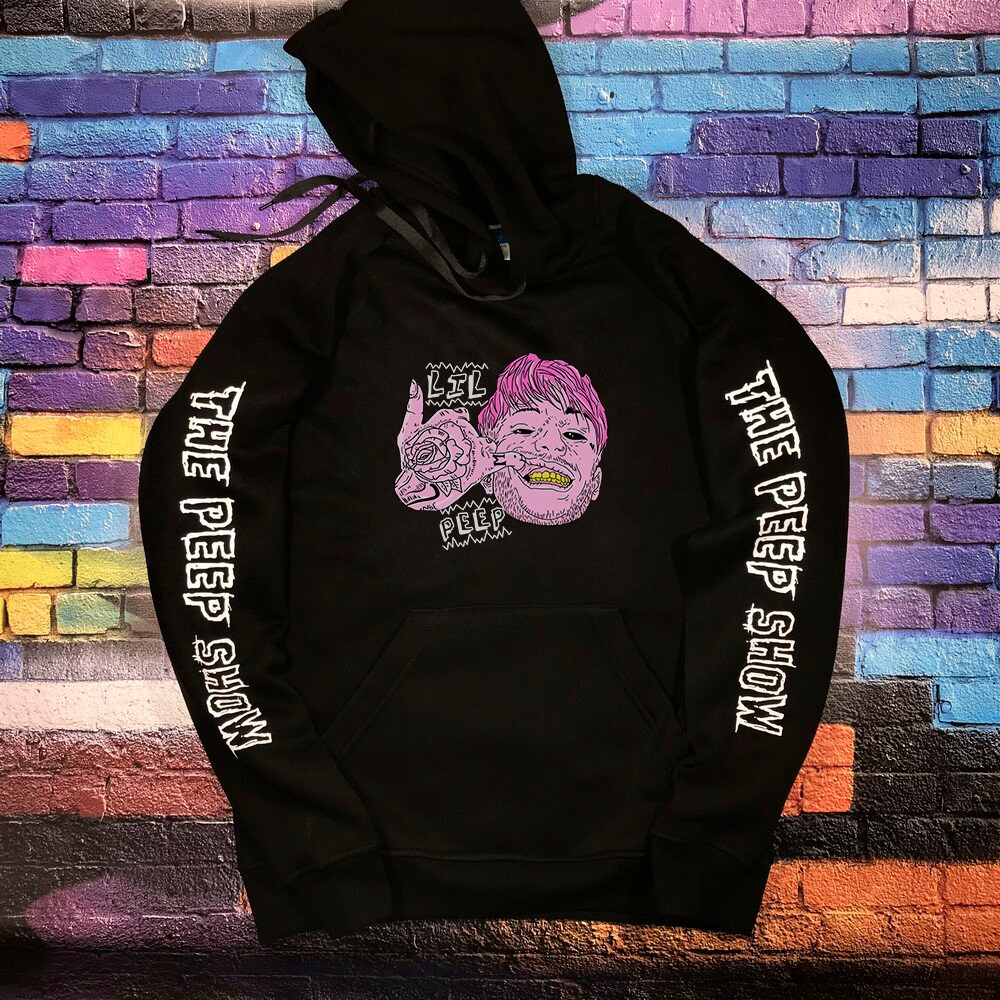 

Толстовка чёрная LOYS Lil peep Art 4, Толстовка чёрная LOYS Lil peep Art 4 S
