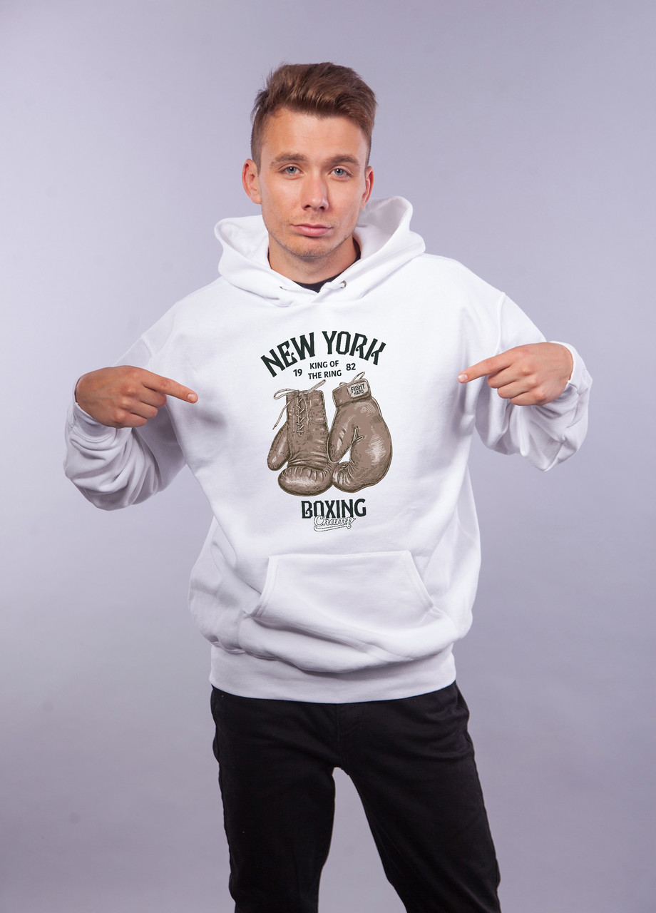 

Толстовка белая LOYS King Of Ring, Толстовка белая LOYS King Of Ring S