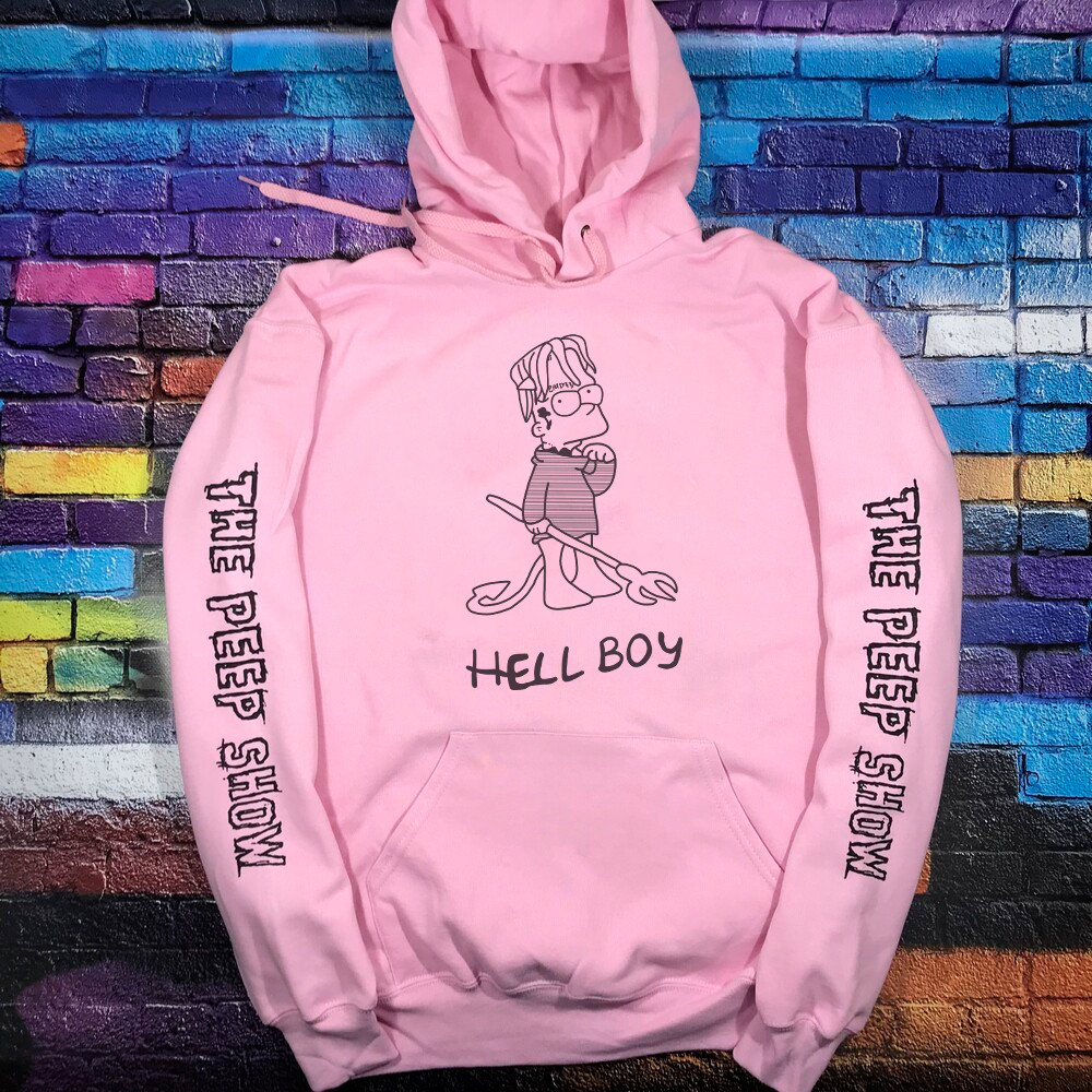 

Толстовка розовая LOYS Lil peep Art 2, Толстовка розовая LOYS Lil peep Art 2 S