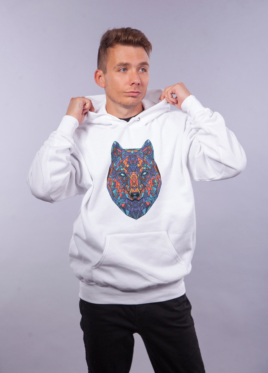 

Толстовка белая LOYS Geometric Wulf, Толстовка белая LOYS Geometric Wulf S