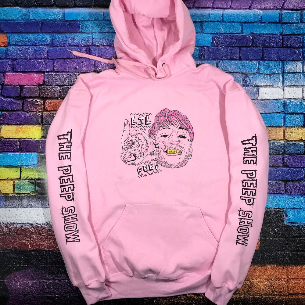 

Толстовка розовая LOYS Lil peep Art 14, Толстовка розовая LOYS Lil peep Art 14 S