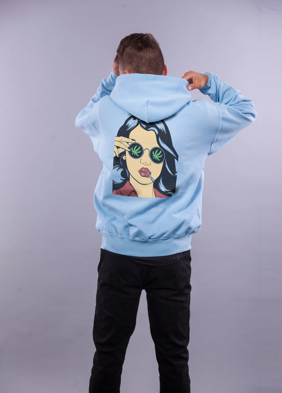 

Толстовка голубая LOYS Babymoke M
