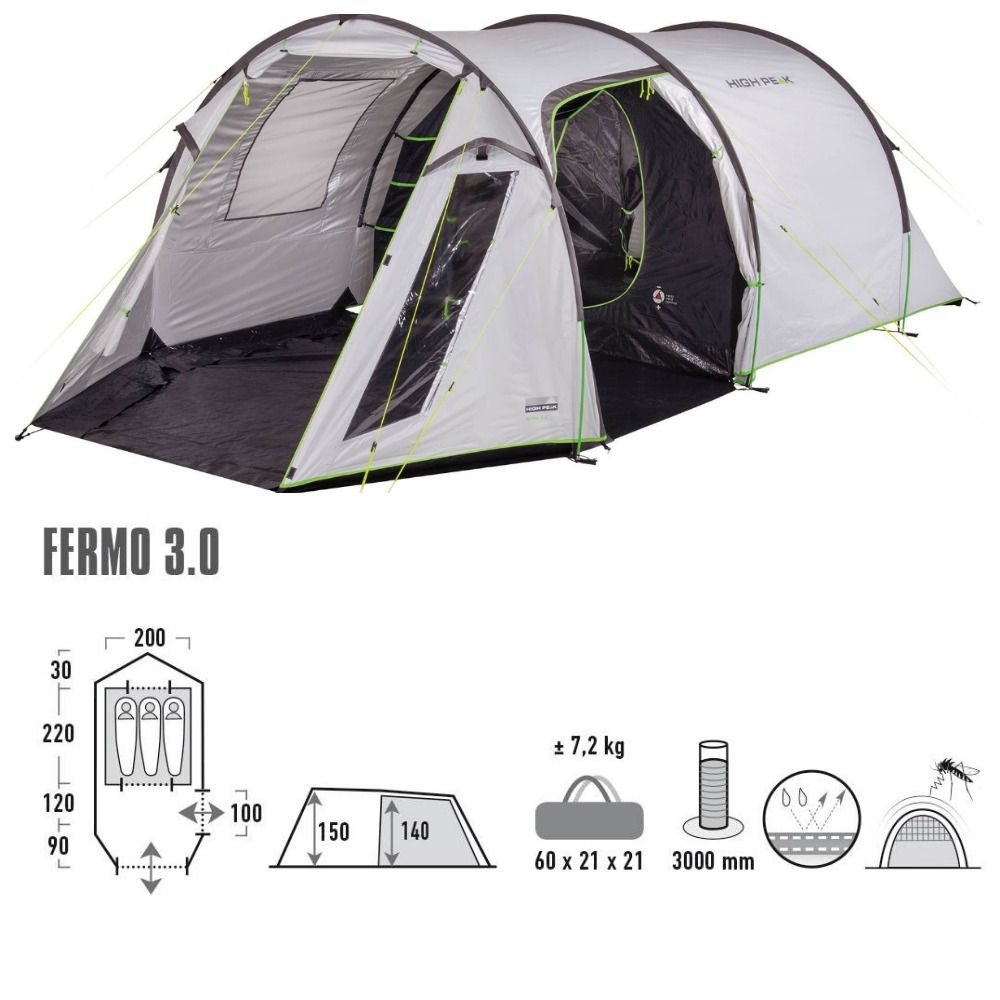 

Палатка High Peak Fermo 3.0 Nimbus Grey (10253)