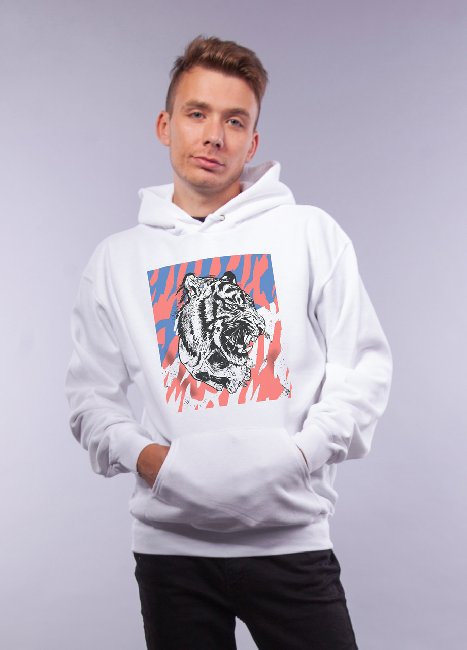 

Толстовка белая LOYS "Tiger & Skull, Толстовка белая LOYS "Tiger & Skull" S