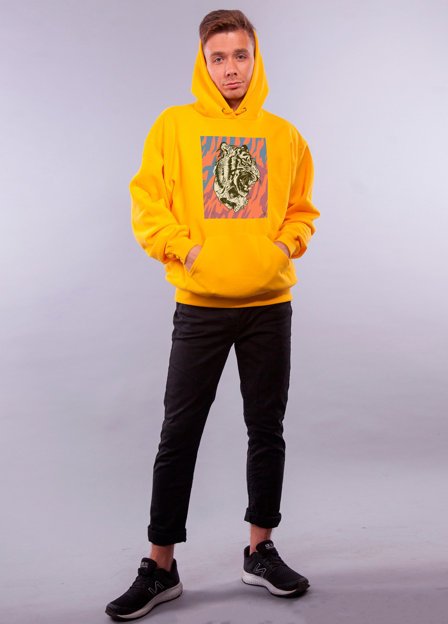 

Толстовка жёлтая LOYS "Tiger & Skull, Толстовка жёлтая LOYS "Tiger & Skull" S