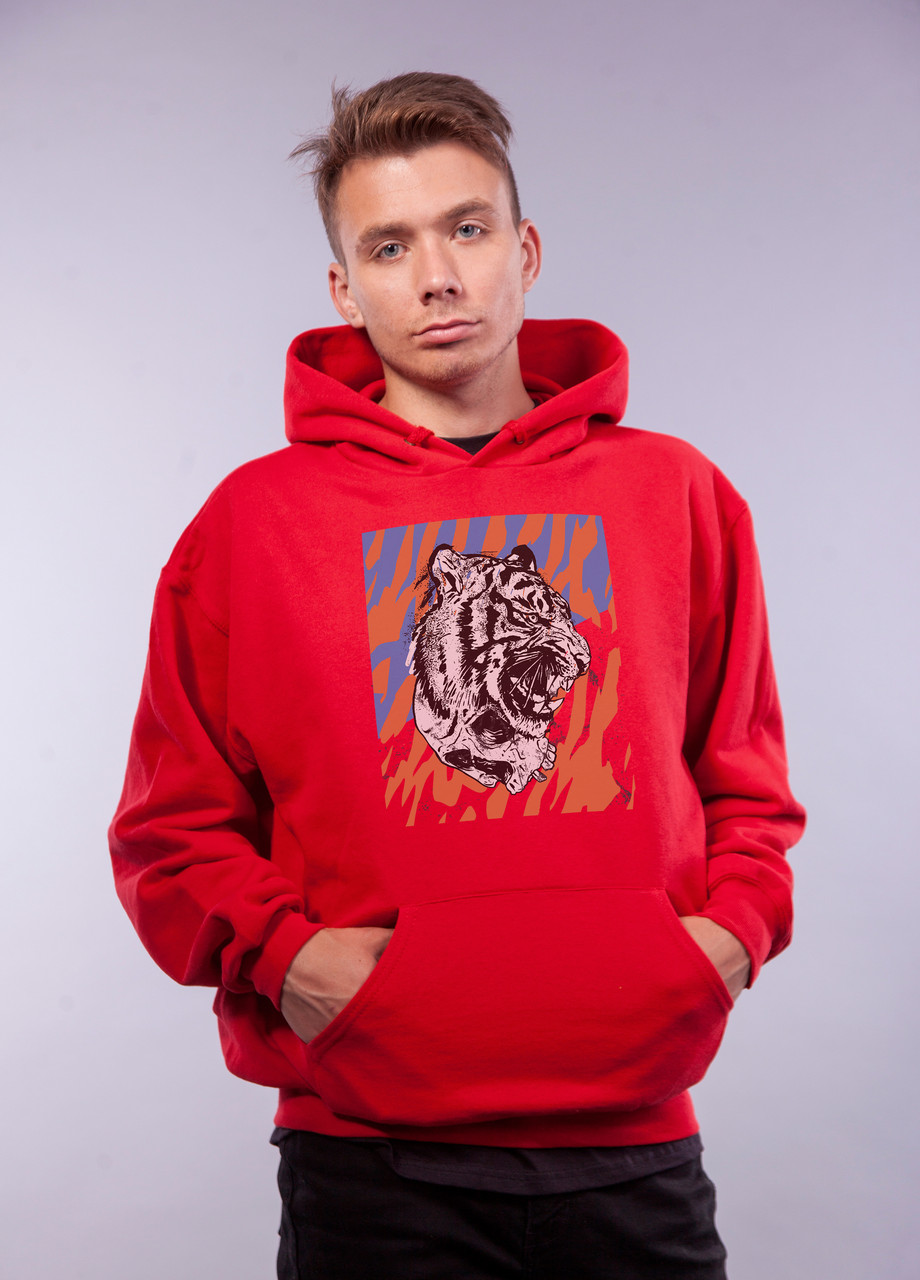 

Толстовка красная LOYS "Tiger & Skull, Толстовка красная LOYS "Tiger & Skull" S