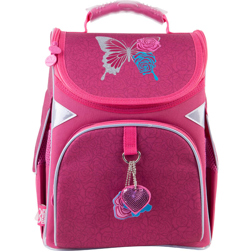 

Коллекция 2021! Рюкзак школьный GoPack Education каркасный Butterfly&Roses GO21-5001S-1