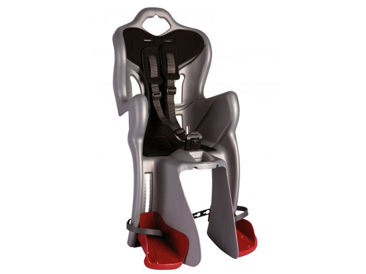 

Велокресло детское заднее Bellelli B1 Standart (26"-28", серебристый/черный)
