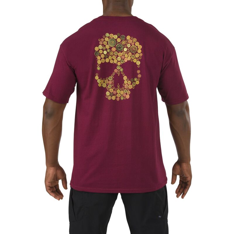 

Футболка 5.11 SKULL CALIBER T-SHIRT 41006CP Small, Burgundy