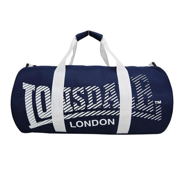 

Спортивная сумка Lonsdale Barrel Bag Navy/White