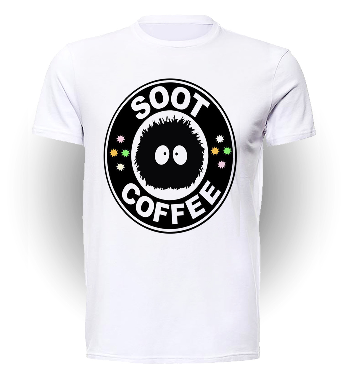

Футболка GeekLand Унесенные Призраками Spirited Away Soot sprite coffee art SA.01.018 (FU21SA.01.018/man-L)