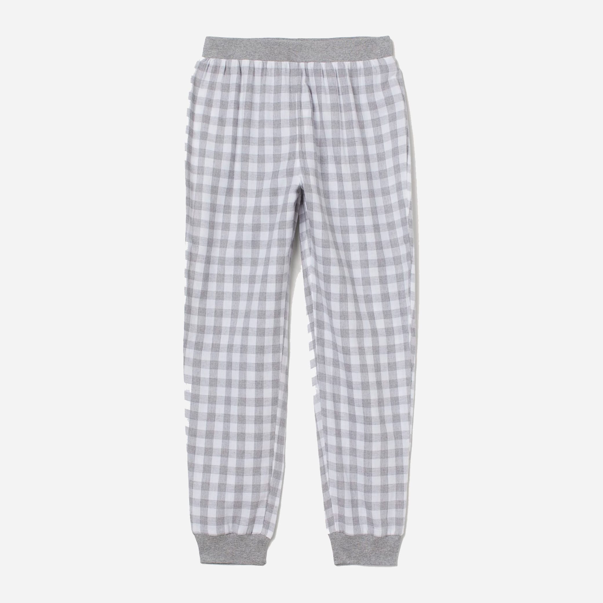 

Брюки пижамные H&M 2805-9265542 XL Бело-серые в клетку
